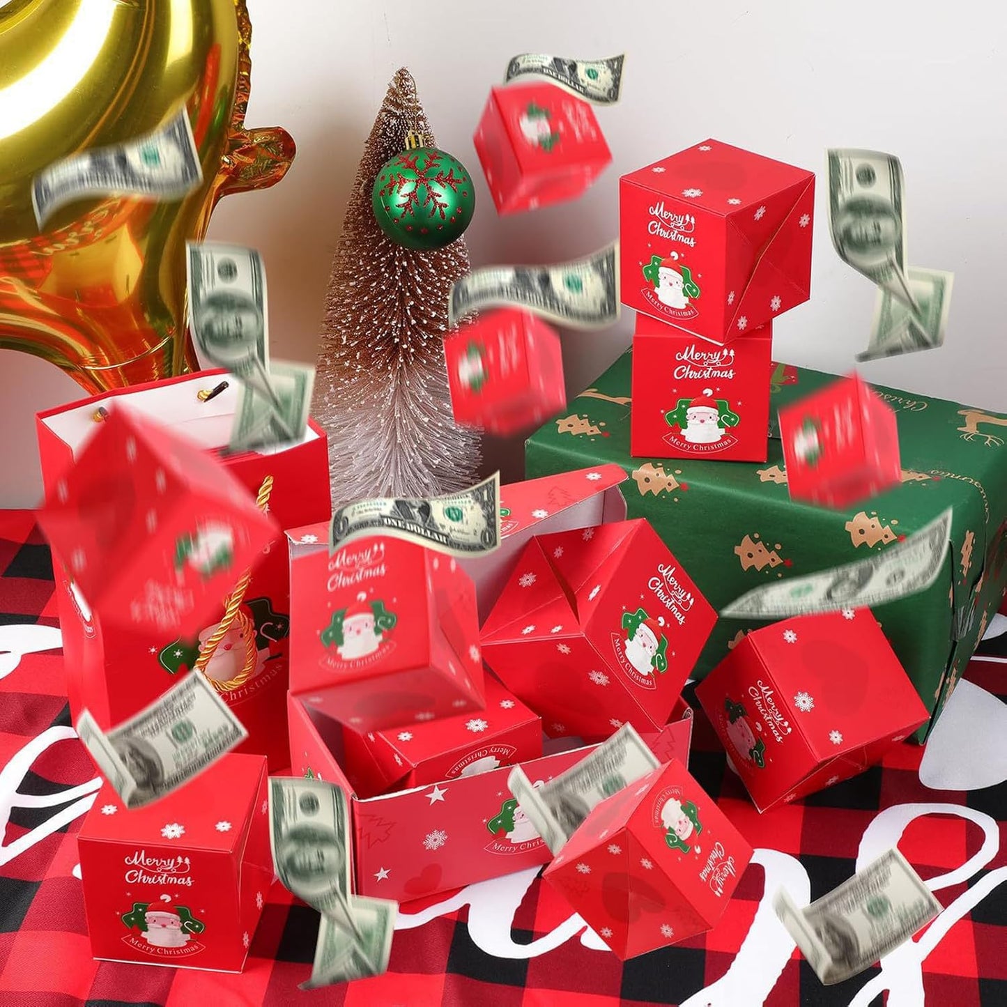 Christmas Exploding Money Gift Box